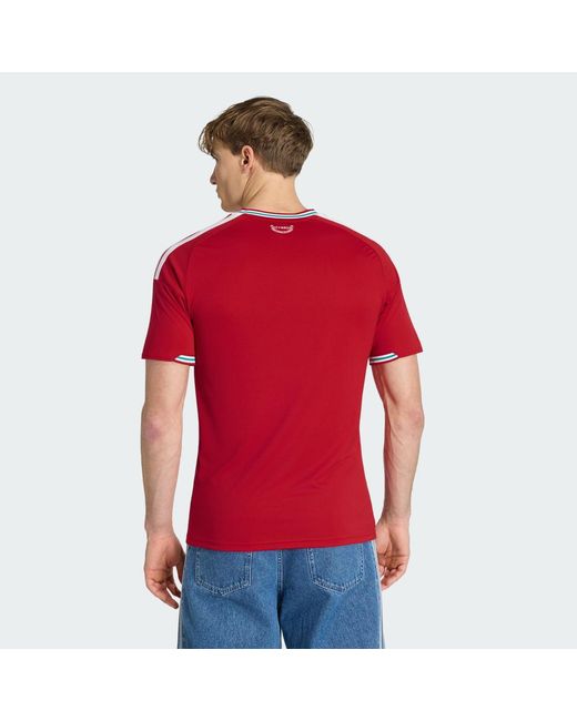 Adidas Red Wales 26 Home Jersey for men