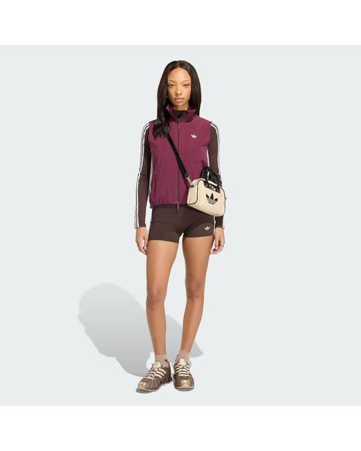 Adidas Purple Adilenium 5.0 Sleeveless Track Top