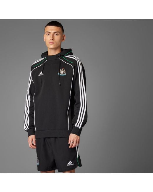 Adidas Black Newcastle United Fc Ubp Doubleknit Hoodie for men