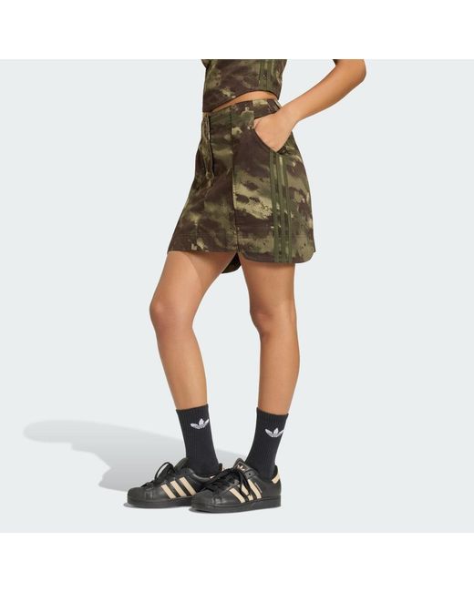 Adidas Green Cargo Skirt
