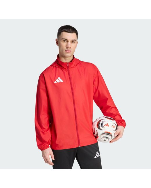Adidas Red Entrada 26 Multi Jacket for men