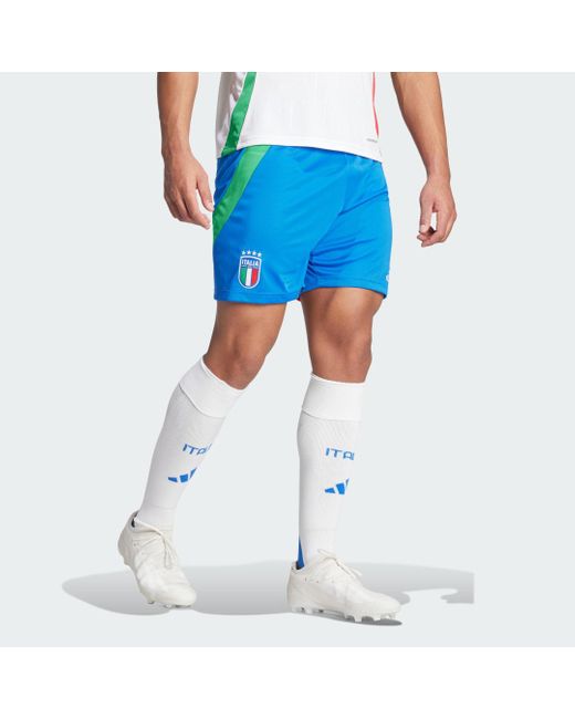 Adidas Blue Italy 24 Away Shorts for men