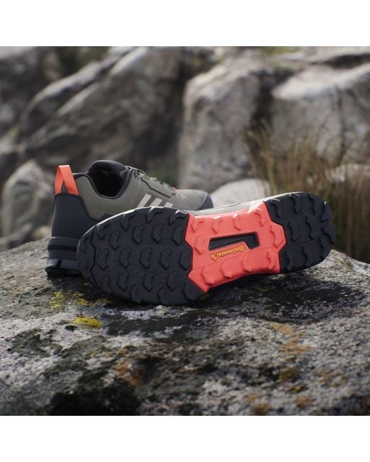 Adidas Green Terrex Ax4 Hiking Shoes for men