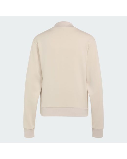Adidas White Adiluna Season 2 Wrap Around Sstr Track Top