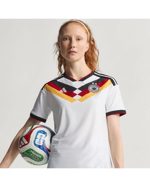 Adidas White Germany 26 'S Team Home Authentic Jersey