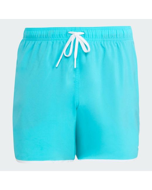 Adidas Blue Water Reactive Graphic Swim Shorts 5 Inch for men