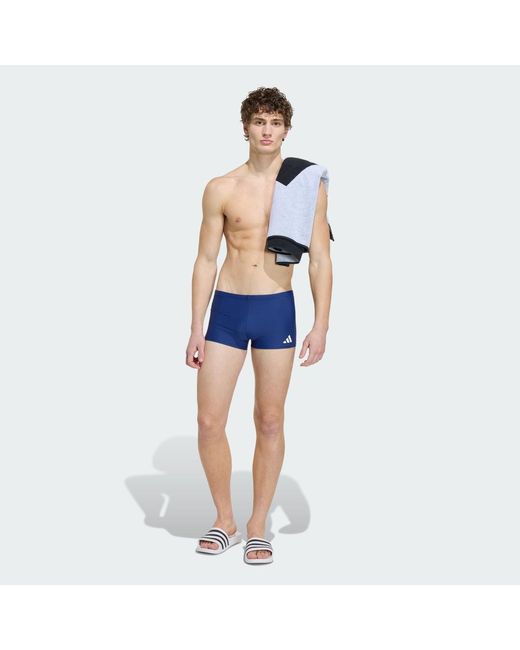 Bañador Tipo Bóxer Solid Adidas de hombre de color Blue