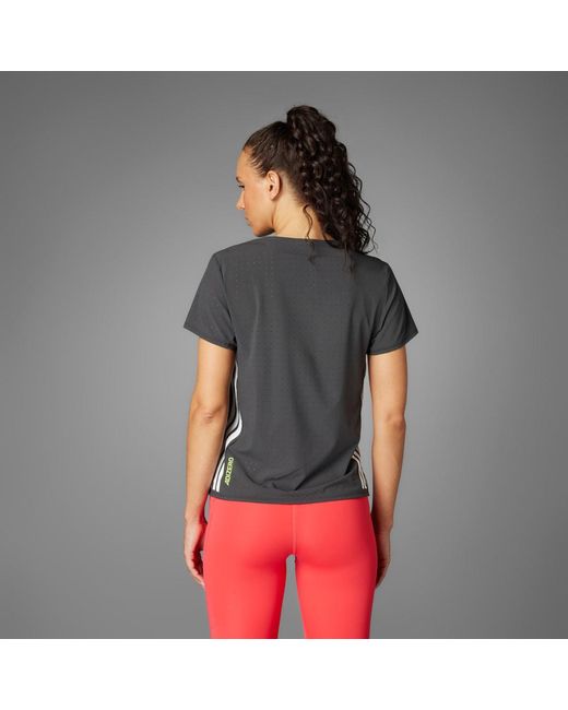 Adidas Red Adizero Running T-Shirt