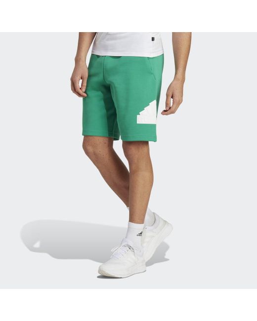 Adidas Green Future Icons Badge Of Sport Shorts for men