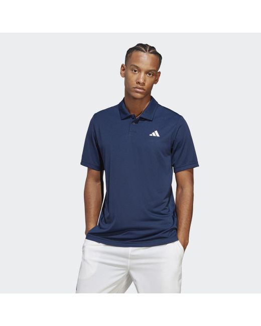 Adidas Blue Club Tennis Polo Shirt for men
