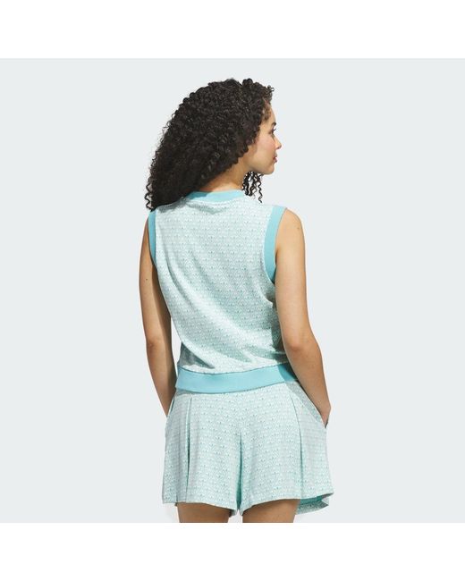 Adidas Blue Originals All Over Vest