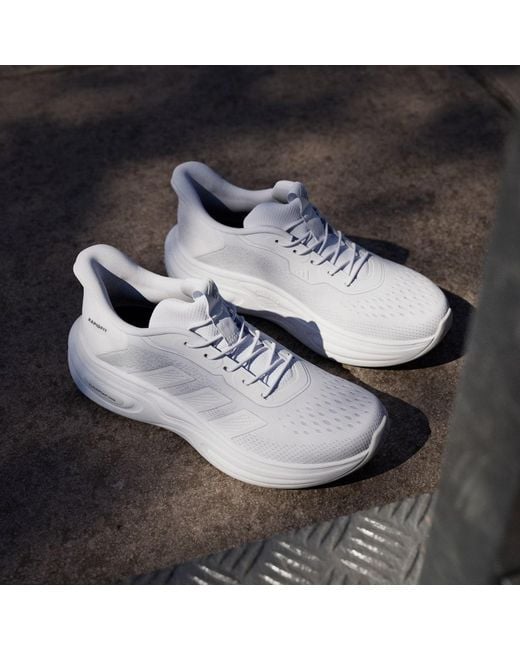 Adidas White Cloudfoam Cuxxion Rapidfit Shoes
