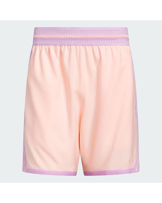 Adidas Pink Anthony Edwards Crazy Lite Short for men