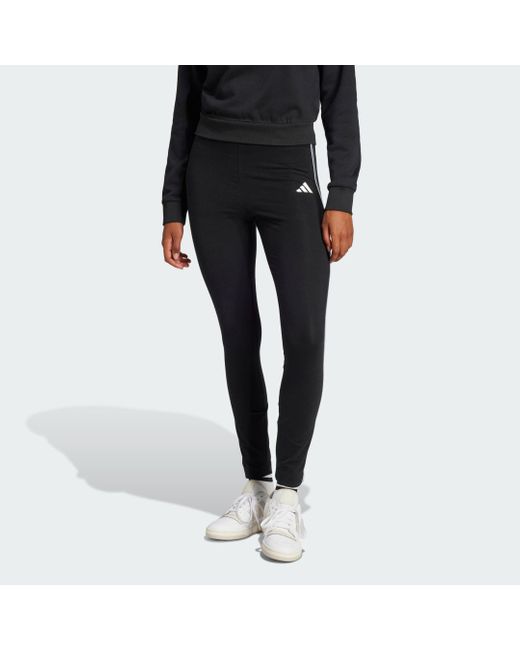 Mallas Essentials Color Pop High-Waisted Adidas de color Black