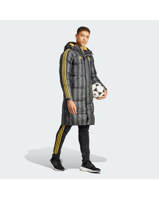 Adidas Black Juventus Dna Down Coat for men
