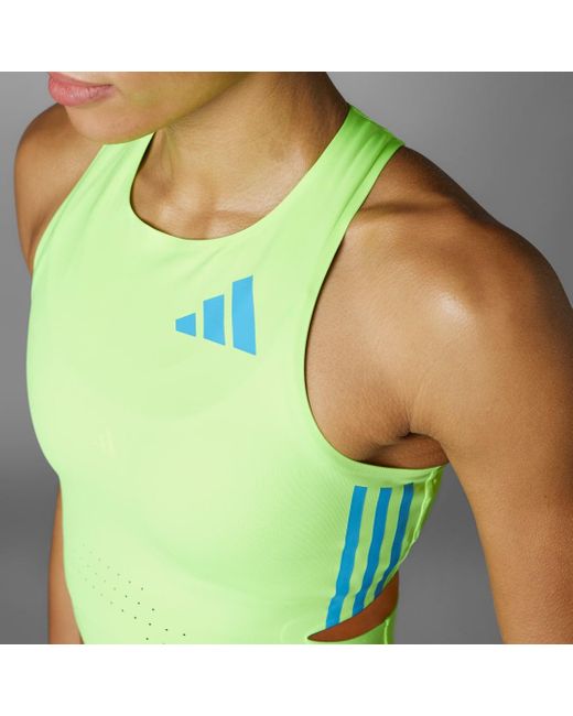 Adidas Green Road To Records Crop Top