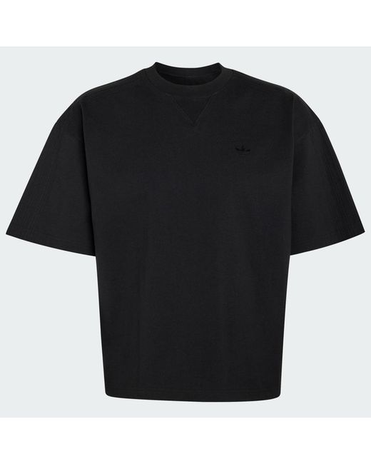 Adidas Black Premium Essentials T-Shirt for men