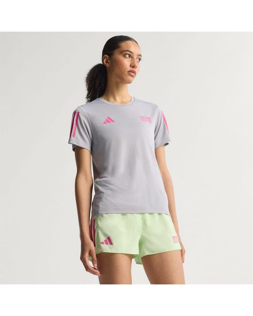 Adidas Gray Bmw Berlin-Marathon 2025 Finisher T-Shirt