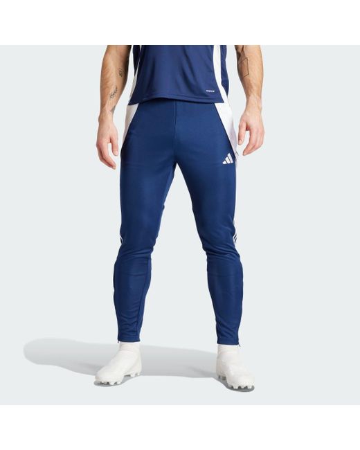 Pantaloni da allenamento Tiro 24 Slim di Adidas in Blue da Uomo