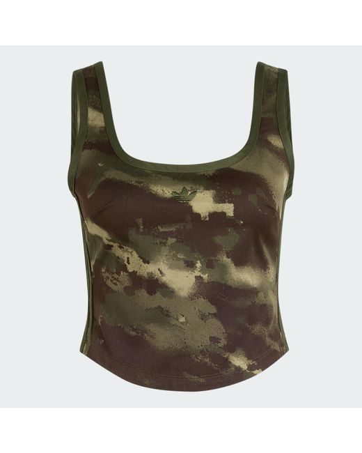 Adidas Green Camo Corset Shirt