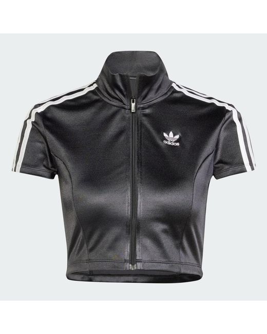 Canotta Da Allenamento A Manica Corta Adicolor di Adidas in Gray