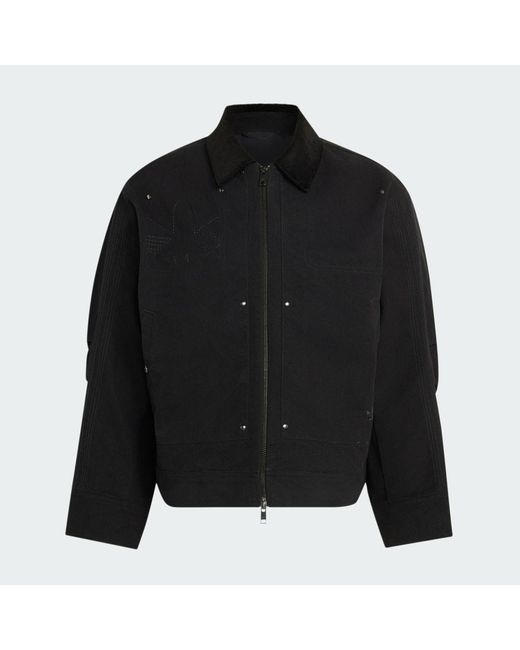 Adidas Black Premium Essentials Bomber Jacket for men