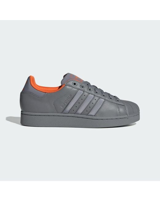 adidas Superstar Ii Shoes in Grey | Lyst UK