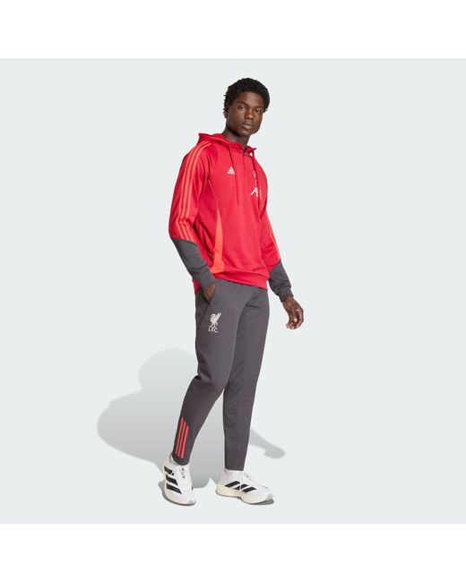 Adidas Red Liverpool Fc Tiro 25 Competition Training Hoodie for men