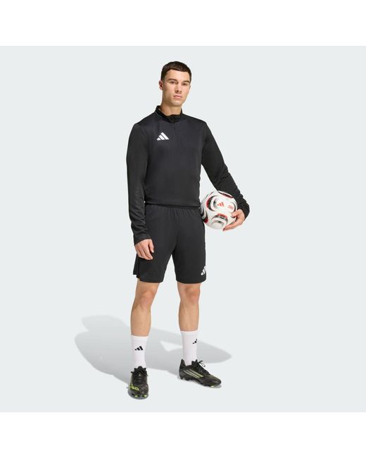 Adidas Black Entrada 26 Training Shorts for men