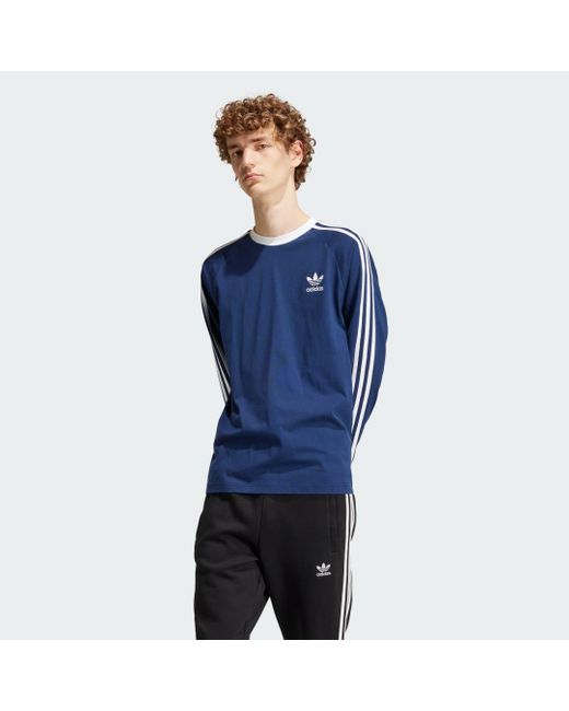 Adidas Adicolor Classics 3-Streifen Longsleeve in Blue für Herren