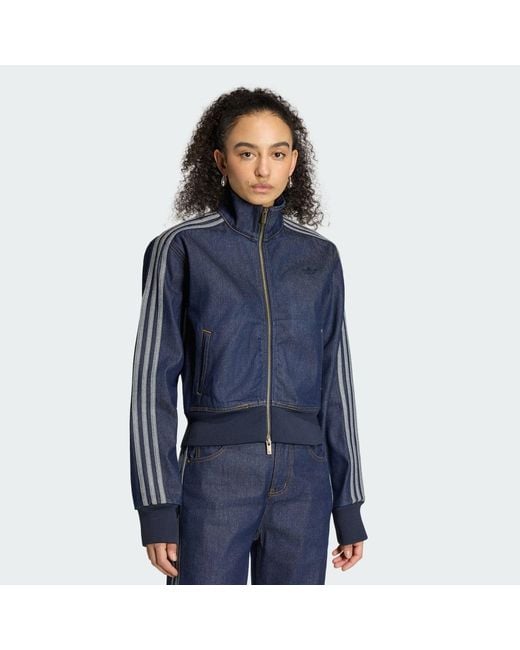 Adidas Blue Firebird Denim Tracktop