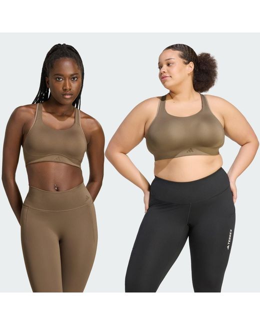 Adidas Multicolor Optime Workout High Support Bra