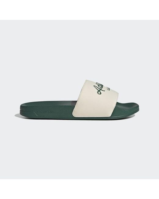 Adidas Green Adilette Shower Slides