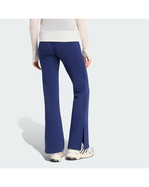 Adidas Blue Soft Lux Flared Pants