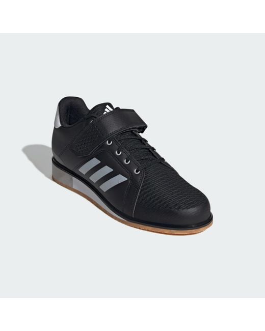 Adidas Blue Power Perfect 3 Weightlifting Shoes for men