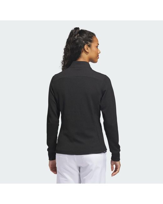 Adidas Black Performance Texture Full Zip Jacket