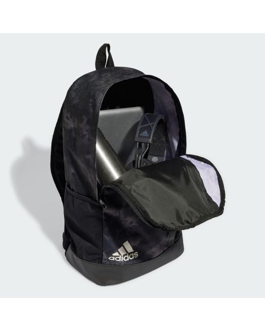 Adidas Black Linear Graphic Backpack