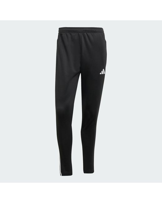 Adidas Black Tiro 25 Essentials Winterized Training Tracksuit Bottoms for men