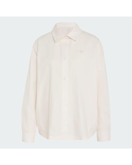 Adidas White 3 Stripes Shirt