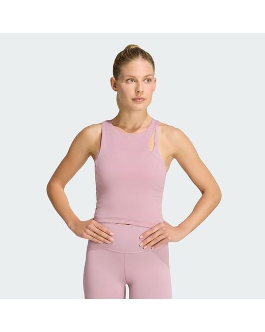 Adidas Pink All Me Tank Top