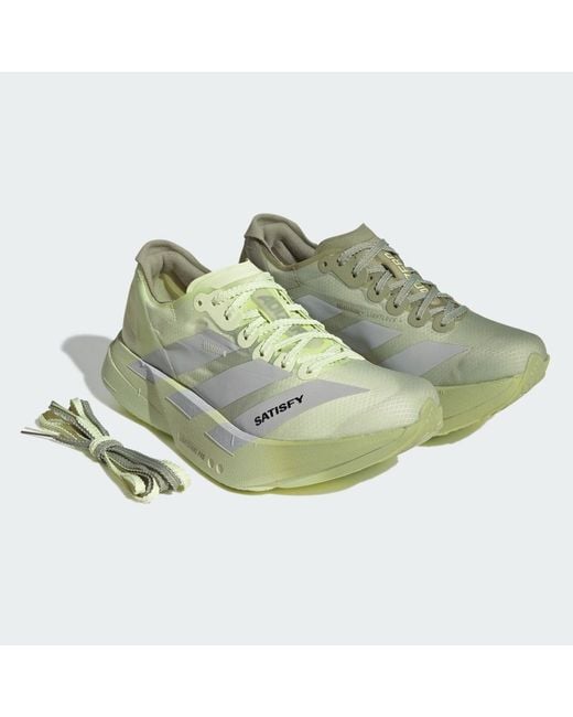 Adidas Green Adizero Adios Pro 4 Satisfy Shoes