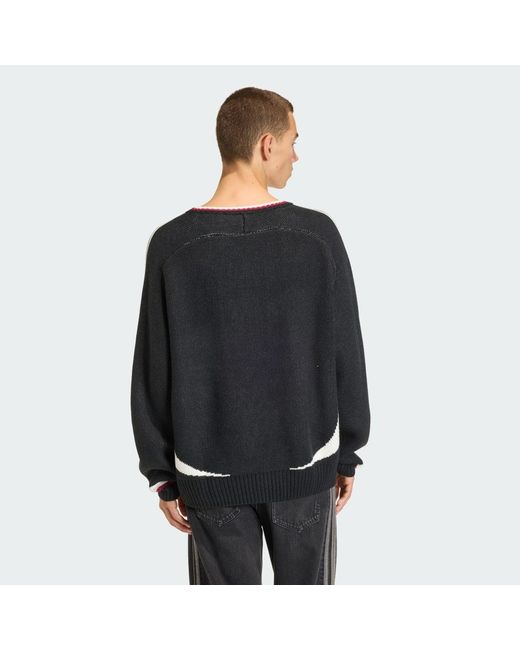 Pullover Adicolor Blokecore di Adidas in Black