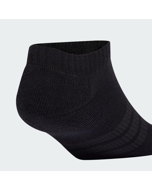 Adidas Black Cushioned Essentials Low Cut Socks 3 Pair Pack