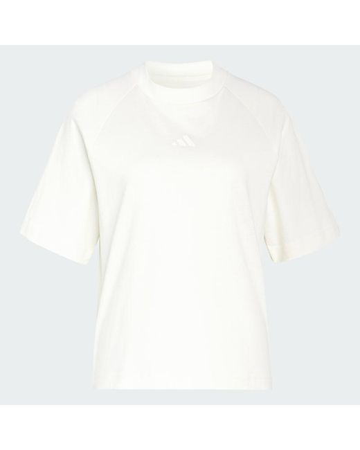 Adidas Red Kit Small Logo T-Shirt