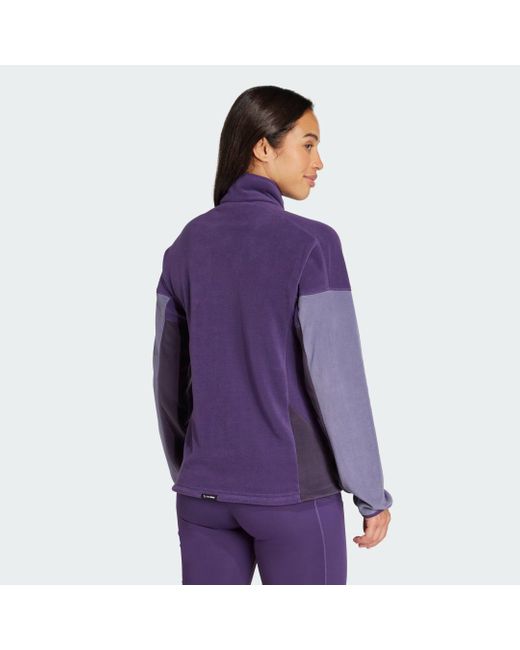 Anorak Terrex Multi Climawarm Fleece Adidas de color Purple