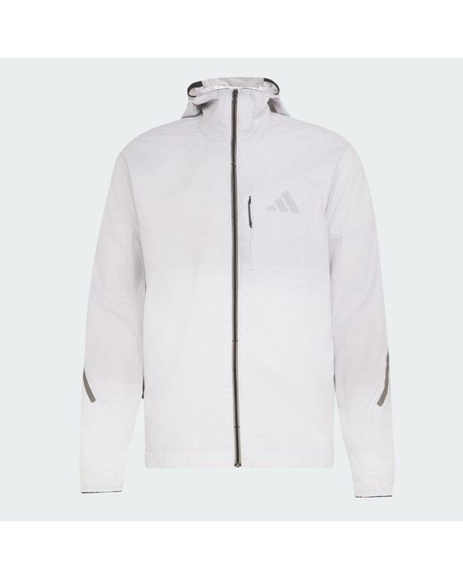 Adidas White Terrex Xperior Clima365 Light Windweave Jacket for men