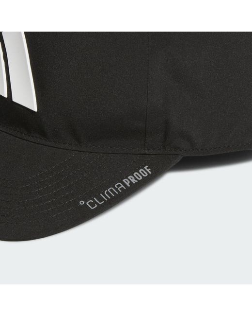 Adidas Black Climaproof 6 Panel Cap for men