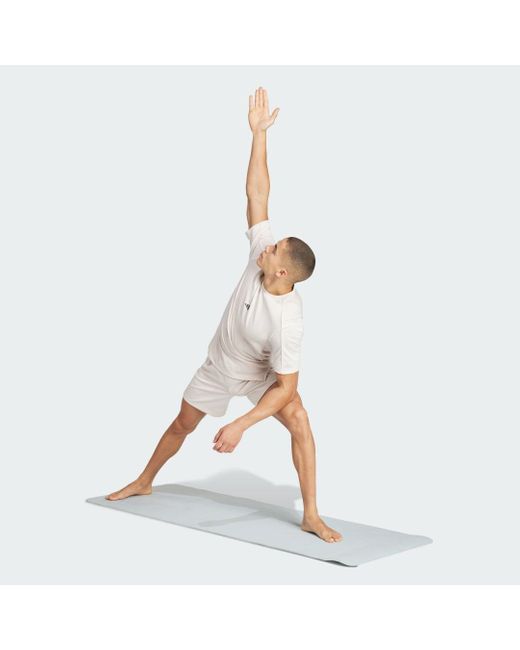 Adidas Originals White Yoga Training Shorts for men