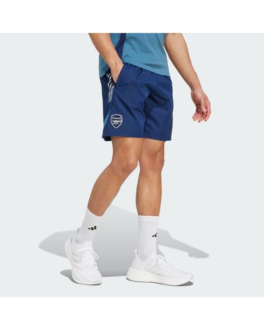 Adidas Fc Arsenal Tiro 25 Competition Downtime Shorts in Blue für Herren