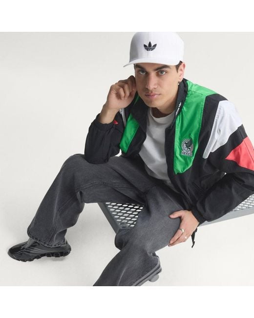 Adidas Black Mexico Eqt Track Top for men